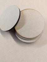 4,6,12 MDF Wood Round 110mm (11cm) Coasters BLANK laser cut 6mm thick drink mats