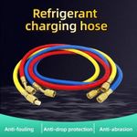 R410A R32 Refrigerant Charging Hose Ball Valve AC Manifold Gauge Hose