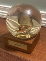 Vintage USA Nature Gems Oyster & Pearl Educational Embedments 70's Paper Weight