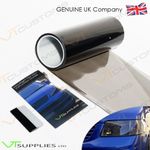 Medium Smoke Headlight Tint Car Film Fog Lights [ 30 x 100cm + Squeegee Tool ]