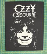 Ozzy Osbourne Madman Large Size Printed Sew On Back Patch Official Patch