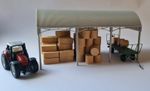 Model Railway miniature scenery Farm Barn Rounded Top Open 1.76 OO Gauge