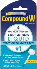 Compound W Wart Remover Maximum Strength Fast Acting Liquid 9ml | USA IMPORT