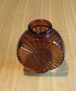 Italian 'sunburst' Mid Century Art Glass Bottle