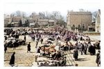 ptc3188 - Yorks. - The Otley Cattle & Livestock Market back in 1884 - print 6x4