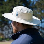 Kookaburra Wide Brim Cricket Sun Hat - Cream - Free P&P