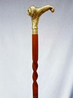 Antique Brass Handle Head new Designer Wooden Walking Stick Cane Victorian Gift