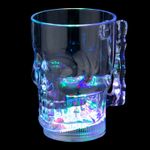Ultra Skull LED Beer Glasses Tankard Stein Flashing Strobe Party Bar Ware 14oz