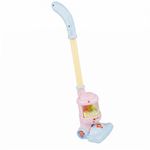 Toy Vacuum Cleaner Plastic Upright Toy Vacuum Light Blue and Pink