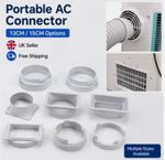 Portable AC Exhaust Hose Adapter Window Vent Connector 130/150mm Air Conditioner