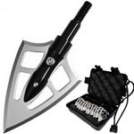 12PACK Stainless Steel Broadheads 2 Fixed Blade 125Gr Archery Arrowtips