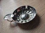 Vintage Silver Plate French Tastevin -  Sommelier Wine Tasting Cup