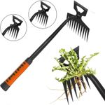 5/6/11 Tines Hand Weeder Weeding Tool Weed Puller Remover Digger Rake Hoes UK