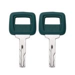 2PCS For Volvo Loader Haul Truck Heavy Equipment Laser Cut Ignition Key 11039228