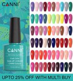 Canni Nail Gel Nail Polish UV LED Soak Off Nail Varnish Top Base Colour Nail Gel