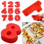 0-9 Food Silicone Number Mould 10in LARGE Birthday age Cake Baking Tin Mould DIY