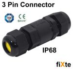 3 Pole Core Joint Outdoor IP68 Waterproof Electrical Cable Wire Connector