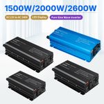 600W 1000W 1500W 3000W Pure Sine Wave Power Inverter 12V 24V to 240V Converter