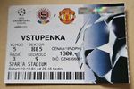 2004/05 Champions League - Sparta Prague vs Manchester United Ticket Stub 