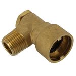 Gas Supply Hose Socket 1/2" Oven Cooker Angled Bayonet Socket Brass Connector
