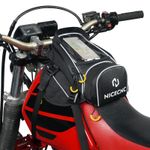Waterproof Motor Tank Bag Black Oil Fuel Tank Magnetic Motorbike Motorcycle Bag