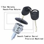 For Ford Transit MK6 MK7 Front Door Lock Barrel W/2KEY Driver Side Right 4060638