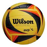 Wilson OPTX Replica AVP Volleyball Synthetic Leather, Yellow/Black - WTH01020XB