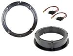 VW Volkswagen Golf Front Door Pair Speaker Adaptor Rings Spacers Kit 165mm 6.5"