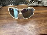 SunGod GT Sunglasses- Clear frames and blue lenses