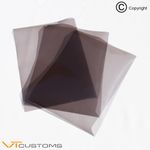 Light Smoke Headlight Tint Film [ 3 x A5 Sheets for Fog Lights ] Car Vinyl Wrap