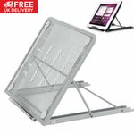 Adjustable Laptop Stand Folding Portable Tablet Desktop Holder Office Support UK