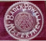 Baden-Powell Mafeking Commemorative 10" Glass Plate 17th May 1900