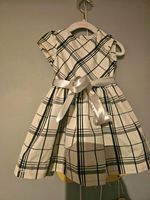 Ralph Lauren Girls Plaid Fit & Flare Taffeta Bow Dress 9-12 Months