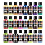 30ml Acrylic Paint for Fabric & Leather DIY Pigment Colors for Clothing
