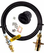 LPG Gas Bottle Adaptor Kit Bayonet Filling Point & Pol Swivel Adaptor