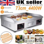 73cm Commercial Electric Griddle Countertop Hotplate BBQ Grill Catering Bacon