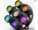 UKING RETRO 7 Individual & moveable COB RGBW LIGHTS x2 / DJ Portable Lighting