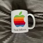 Retro Apple 1977 Colour Logo Think Different Mug 11oz 325ml