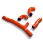 ORANGE Samco Rad Hoses fit KTM 300 EXC Tpi / Six Days OEM Design 2020-2023