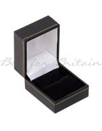 Leatherette Ring Box Black 10x,12x, 24x, 48x, 96x Ring Boxes Wholesale Price.