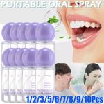 1-10 Breath Freshener Spray Bad Odor Halitosis Remove Treatment Clean Mouth 20ML