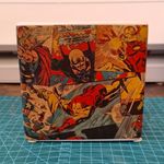 Marvel Rectangular Money Box Comic Strip Design, Coin Slot Top, Stopper Base