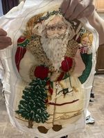 Christmas Cushion Kit - Cotton Fabric Picture Panel for Quilting  - Westie dog