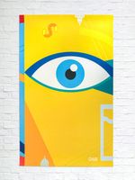 Peter Bysted DSB Danish Railway Poster 1991/92 No. 4 Original Vintage
