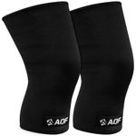 AQF Gym Knee Sleeves Powerlifting IPL USPA Approved Knee Compression Support