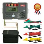 UNI-T UT522 Digital Earth Resistance Tester 4000Ω Ground Voltmeter 400V Data Hol