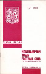 1967 1968    Northampton Town  v TRANMERE
