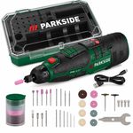 Parkside 12V Cordless Rotary Multi Tool Precision Drill Grinder +50 Accessories 