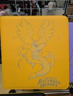 Ascended Heroes Yellow 12 pocket binder (Holds 912 cards)