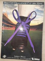 RUGBY LEAGUE PROGRAMME CHALLENGE CUP FINAL LEEDS V WIGAN 1994